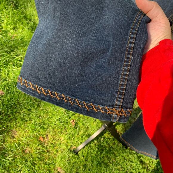 Belle Sport Dark Wash Midrise Blue Jeans - Picture 11 of 13